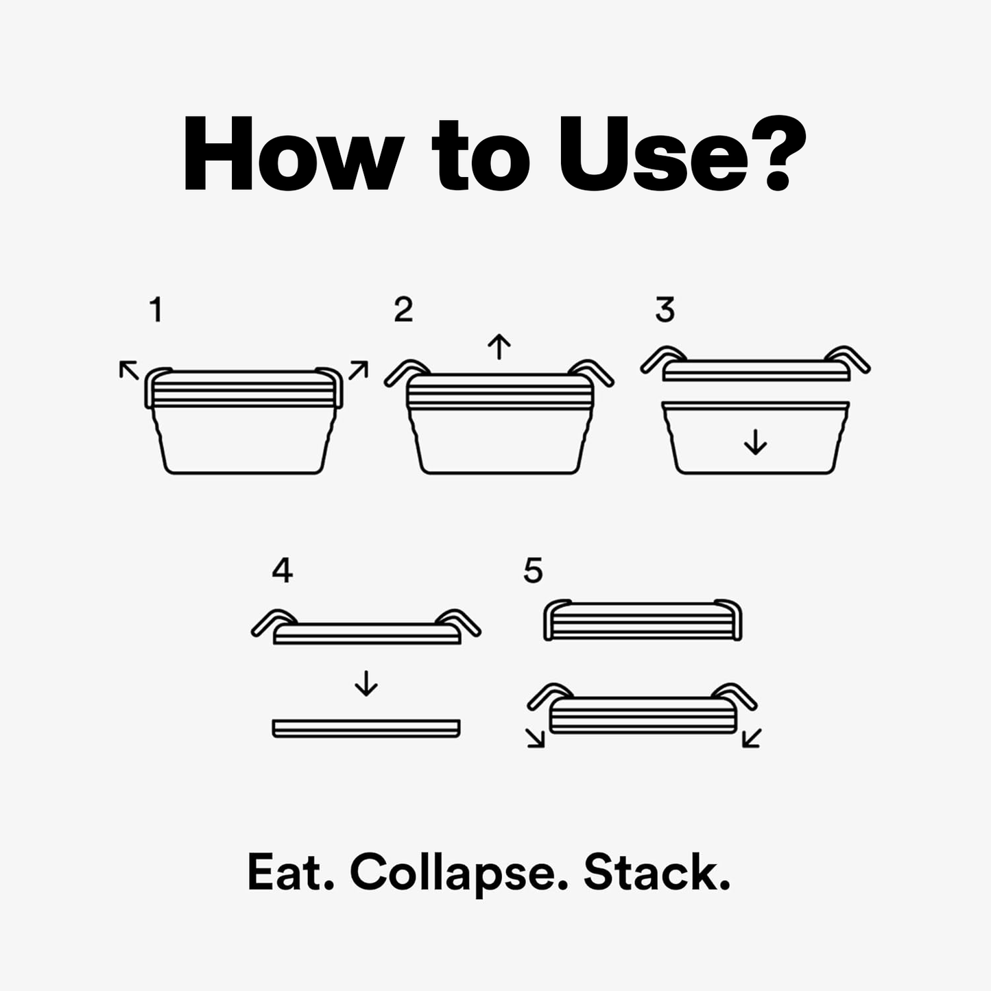 Collapsible Silicone Box